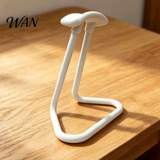 Gaming Headset Holder 3D Printed Headphone Stand, Simple with Triangular Stable Smooth Surface Rack Base, Universal for Desktopsand Study Desks Stand
