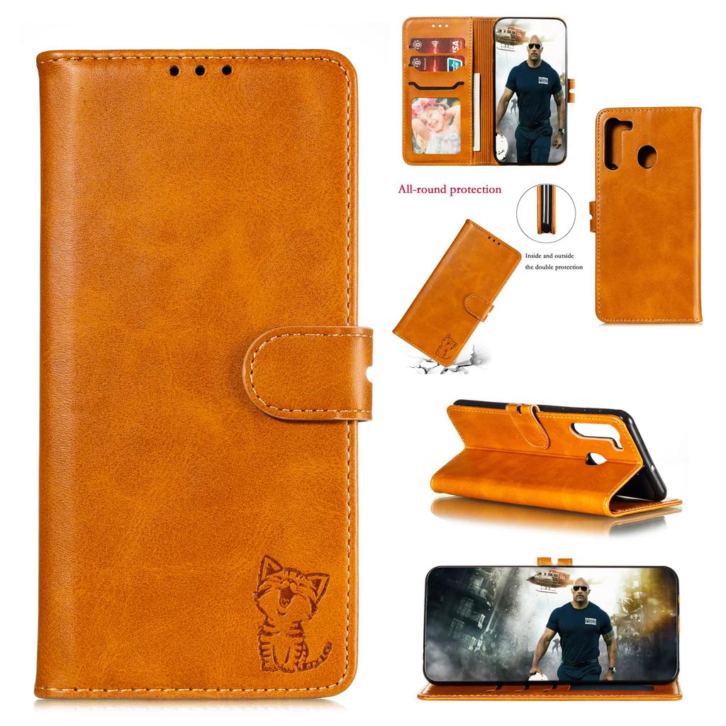 Flip Leather Wallet Phone Case For Xiaomi Redmi Note 12 Pro 13 13T 11T 10 12T POCO X5 Cat Card Holder Stand Book Cute Cover Bags