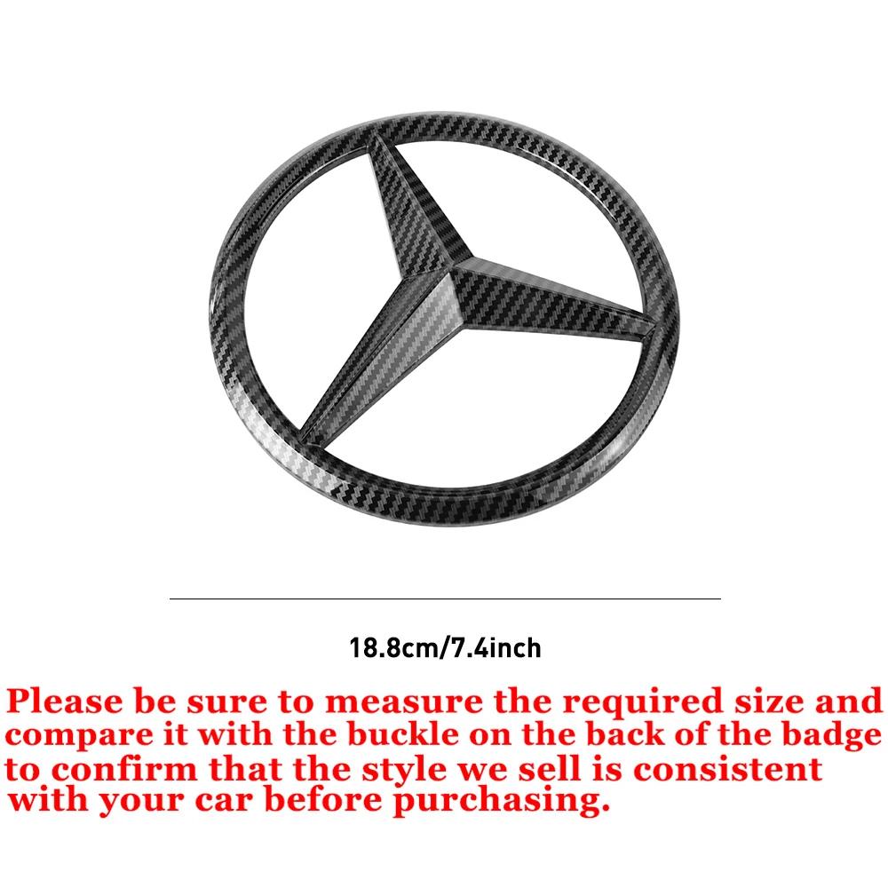For Mercedes Benz Car Accessories Front Hood Grille Emblem Cover Auto Decoration Sticker for Mercedes Benz W204 W176 W212 A C E