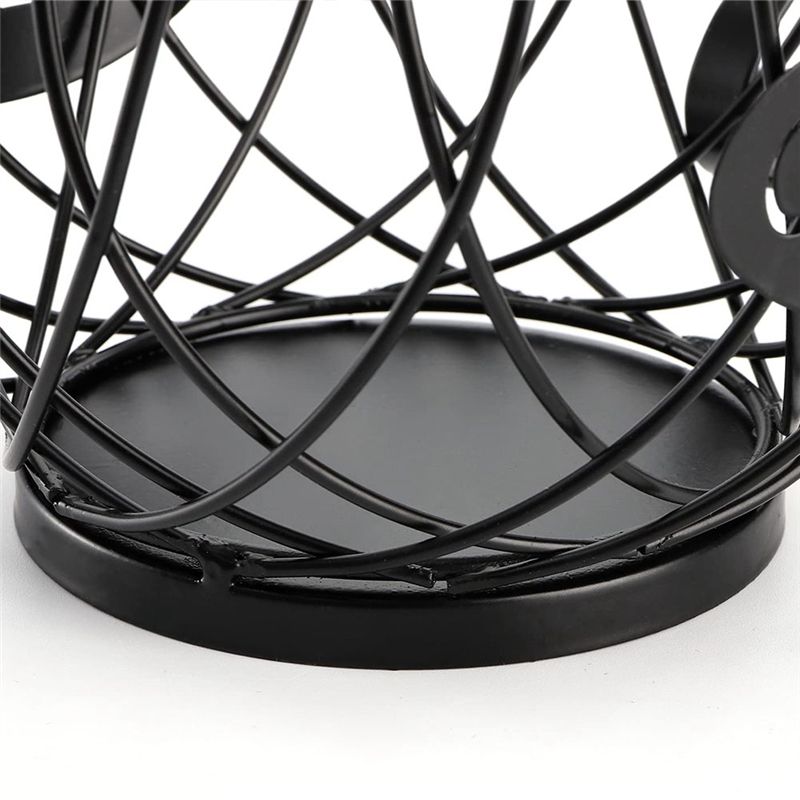 M-Modern-Universal Coffee Capsule Storage Basket Coffee Cup Basket Coffee Pod Organizer Holder Black For Home Cafe Hotel