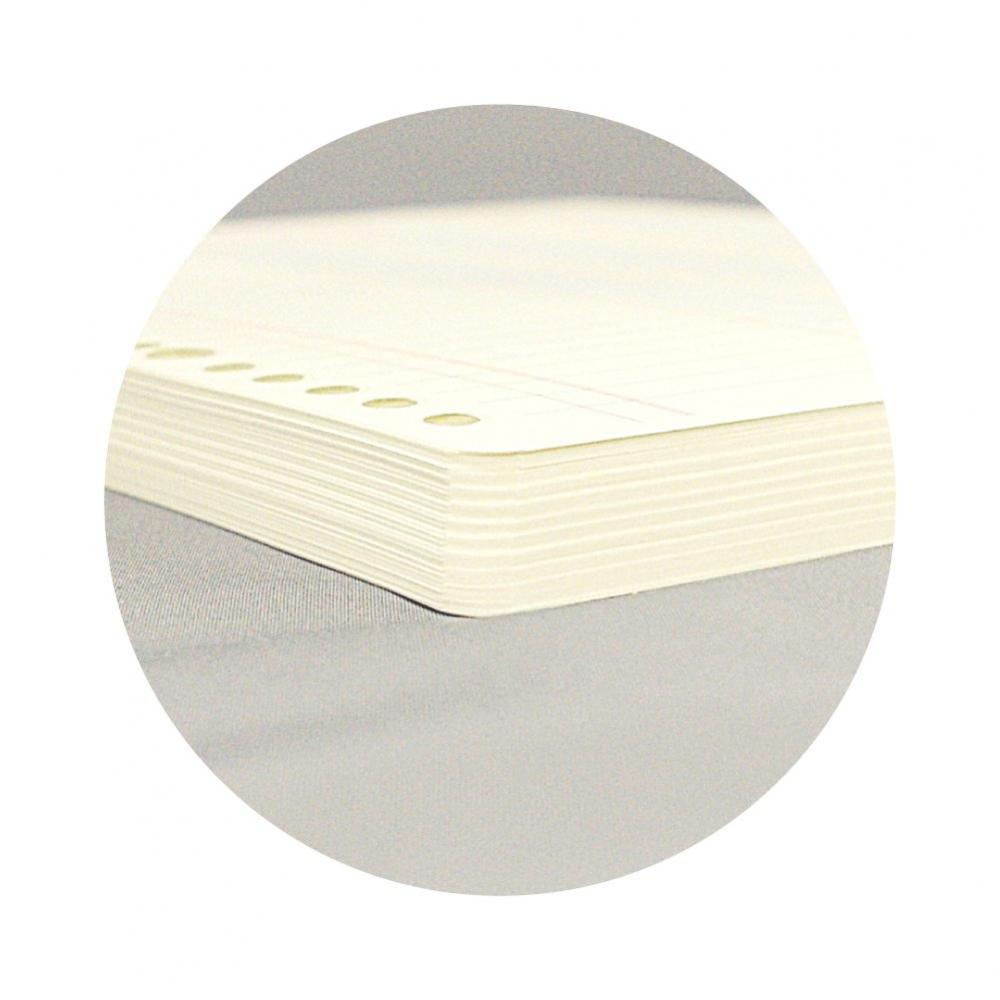 KOKUYO Трехцветная печать, вкладные листы, А5, бухгалтерская книга, 20 отверстий, 100 листов, Li-150