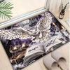 1PC Custom Name Owl Magic Spell Book Theme Floor Mat Ideal for Living Room, Game Rooms, Office, Bedroom,Floor Mat Playful Design