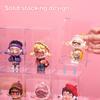 Stackable Acrylic Mystery Box Storage Display Frame Single Transparent Doll Box