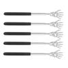 5Pcs Extendable Back Massager Stainless Steel Telescopic Portable Retractable Rear Back Scratcher