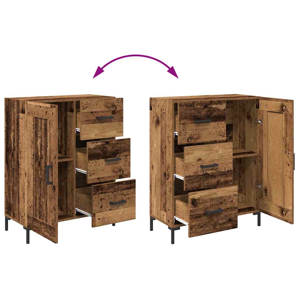Highboard Reclaimed Wood 69.5 x 34 x 180 cm Wood Based Material