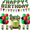 Pixel Style Themed Party Supplies Minecraft Party Decorations Props Banners Pennants