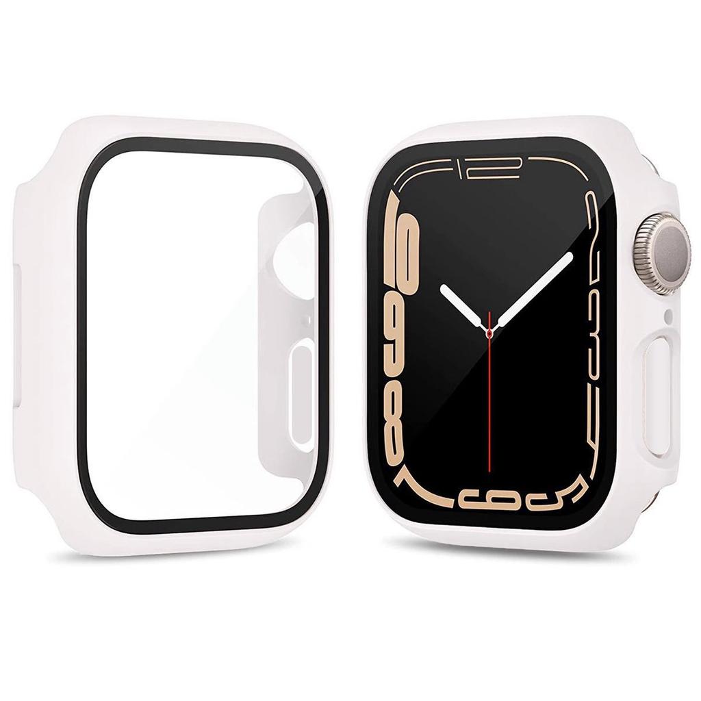 Универсальный защитный чехол и закаленная пленка для Apple Watch Series 6/7/8