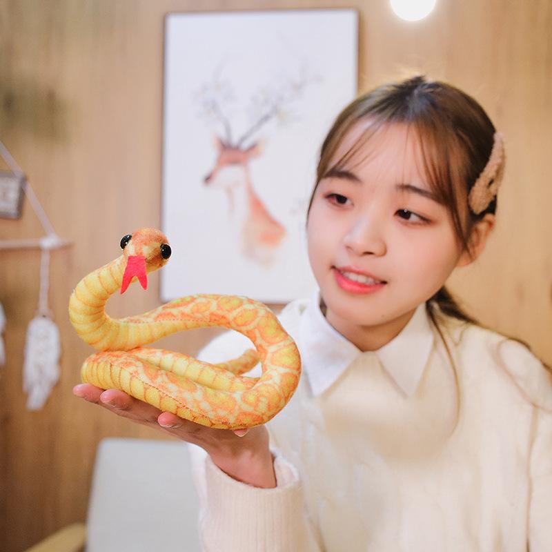 Новая плюшевая игрушка-симулятор Python, подарок в виде зоопарка, кукла Кобры, кукла