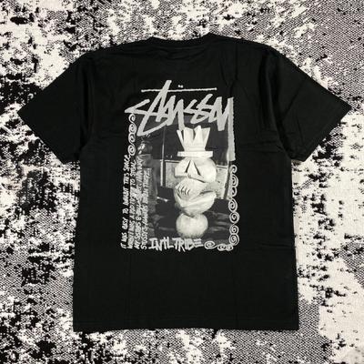 АБСОЛЮТНО НОВАЯ ЧЕРНАЯ ФУТБОЛКА STUSSY TIKI - XL Унисекс