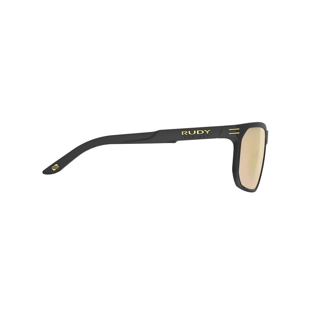 Sound Rise Ice Laser Lens 61mm [RUDYPROJECT] Sunglasses, Gold/Multi Gold, Width