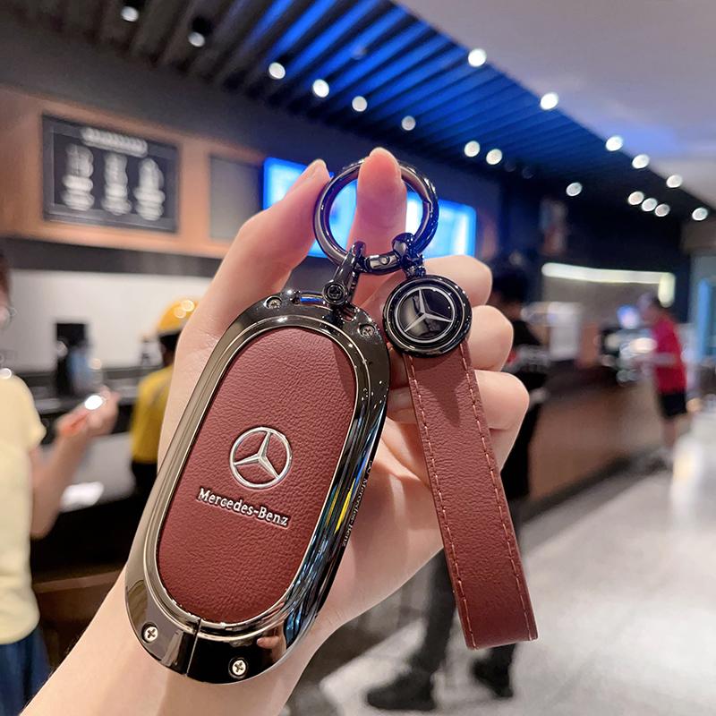 Car Remote Key Case Cover Fob For Mercedes Benz 2022 C S Class W206 W223 C260 C300 S400 S450 S500 Maybach Shell Protector E2