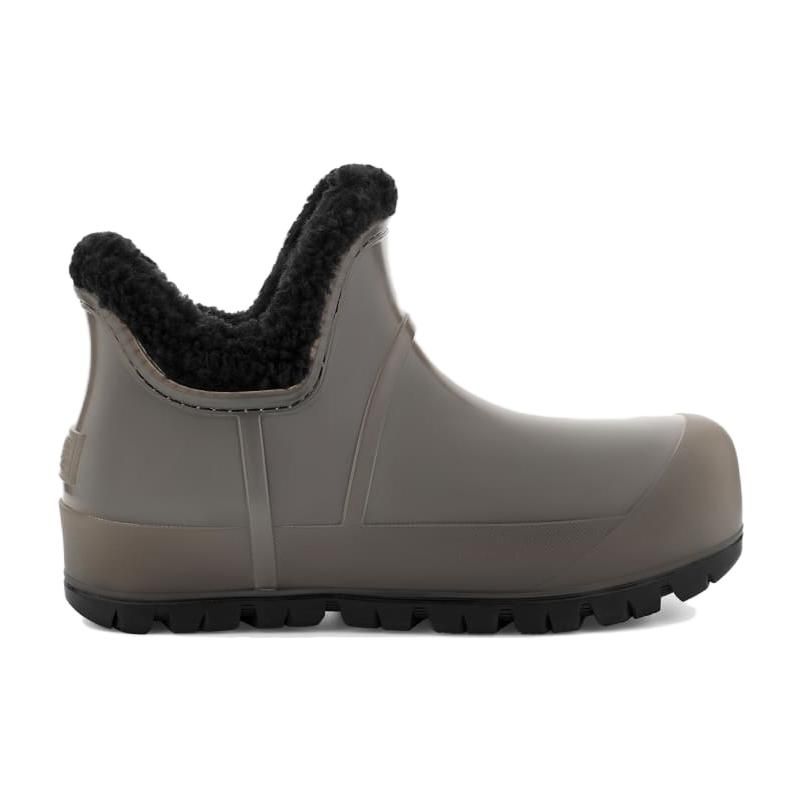 UGG Короткие женские сапоги с круглым носком, серые 1132070-BLK