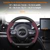Suitable for Byd Breathable Leather Matte Carbon Fiber Texture Steering Wheel Cover Suitable for Dolphin Mini Seal Atto 3 King Shark 6 Song njbwy33