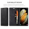 Премиальный винтажный кожаный чехол-кошелек для Samsung Galaxy S21 Ultra - Чехол-книжка со слотами для карт, Противоударный ретро стиль (4 цвета)