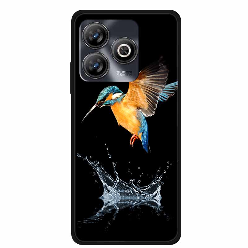 Phone Case For ZTE Blade A75 4G Back Cover Case Shockproof Black Silicone Soft Funda For ZTE Blade A75 4G Case A 75 6.6" Coque