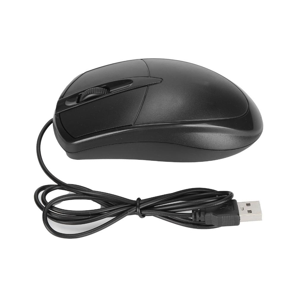 Silent USB Wired Mouse Responsive Computer Mouse Lightweight Corded Mouse Home Office Work