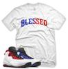 Белая футболка BW BLESSED для J1 10 Westbrook Red Royal Выпуск 2006 года