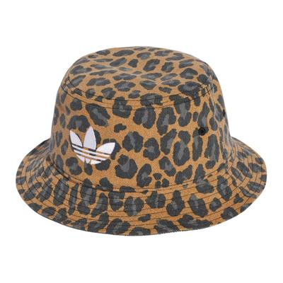 Adidas Оригинальная хлопковая панама с леопардовым принтом, унисекс, желтая JX0603