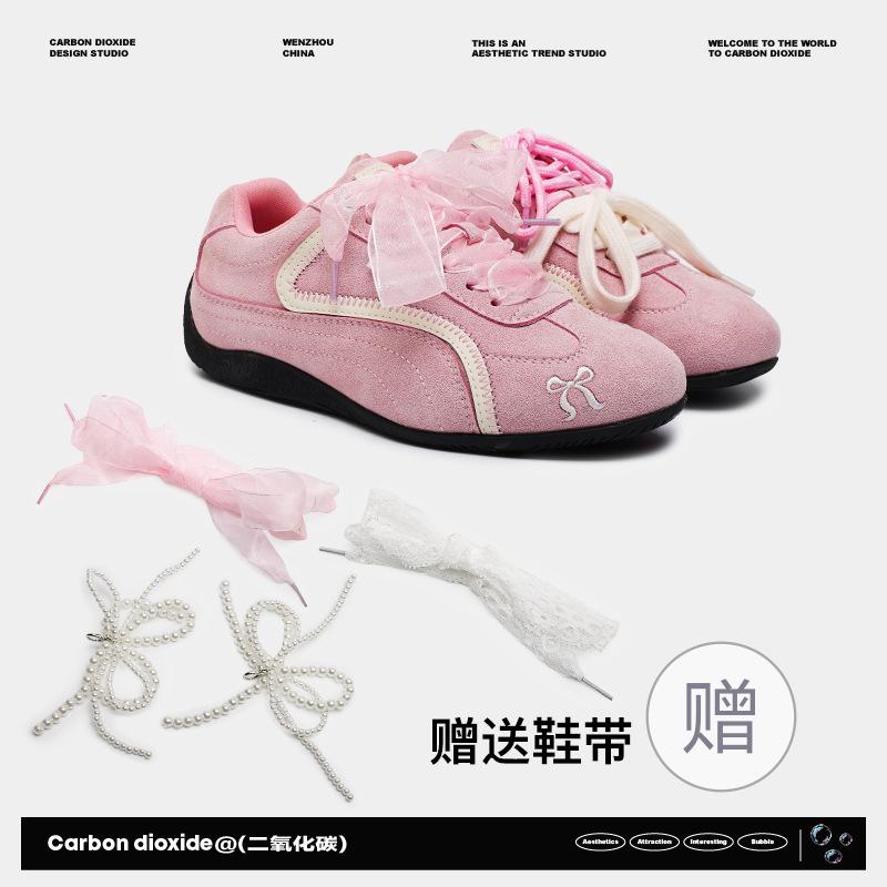 Нишевые ретро красные тонкоподошвенные яблочные туфли мужские пара шнурков универсальные спортивные и повседневные на плоской подошве парные немецкие тренировочные туфли