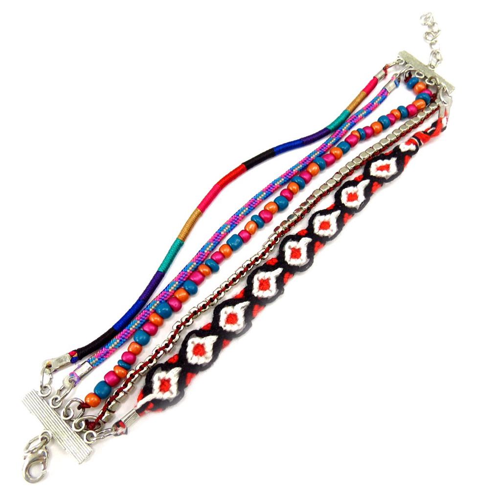 Les Trésors De Lily [K6542] - Дизайнерский браслет «Катманду» tutti frutti