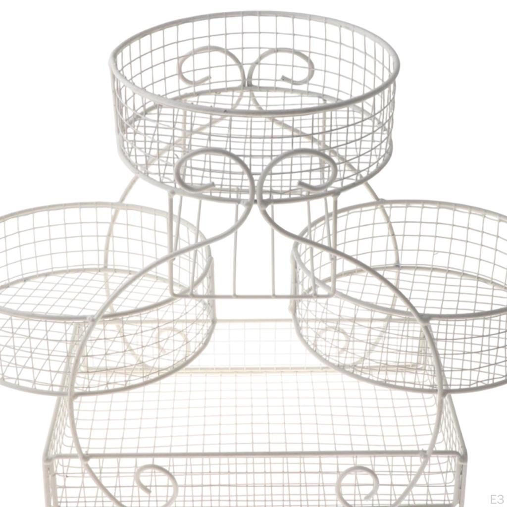 Fruit Basket Bowl Holder Produce Organizer Kitchen Countertop Rack for Veggie