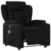 VidaXL Fauteuil de massage inclinable électrique noir similicuir 3204537