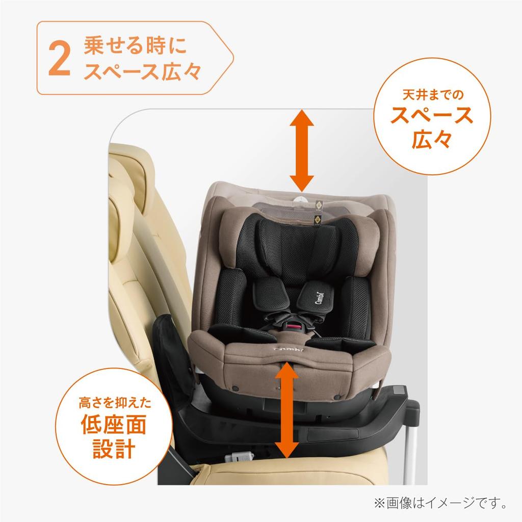 В июле Combi ISOFIX фиксированное вращающееся детское сиденье для новорожденных и детей до 10 лет Kurumuve Long R129 Egg Shock EA Серо-бежевая модель, которую можно использовать для