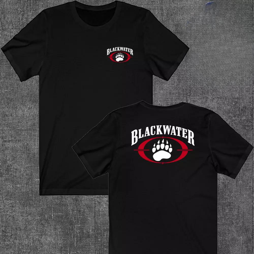 Blackwater Black Water Security Мужская Высококлассная Роскошь Для Мужчин и Женщин Топ Y2k - Мужская Летняя Хлопковая Футболка с Принтом