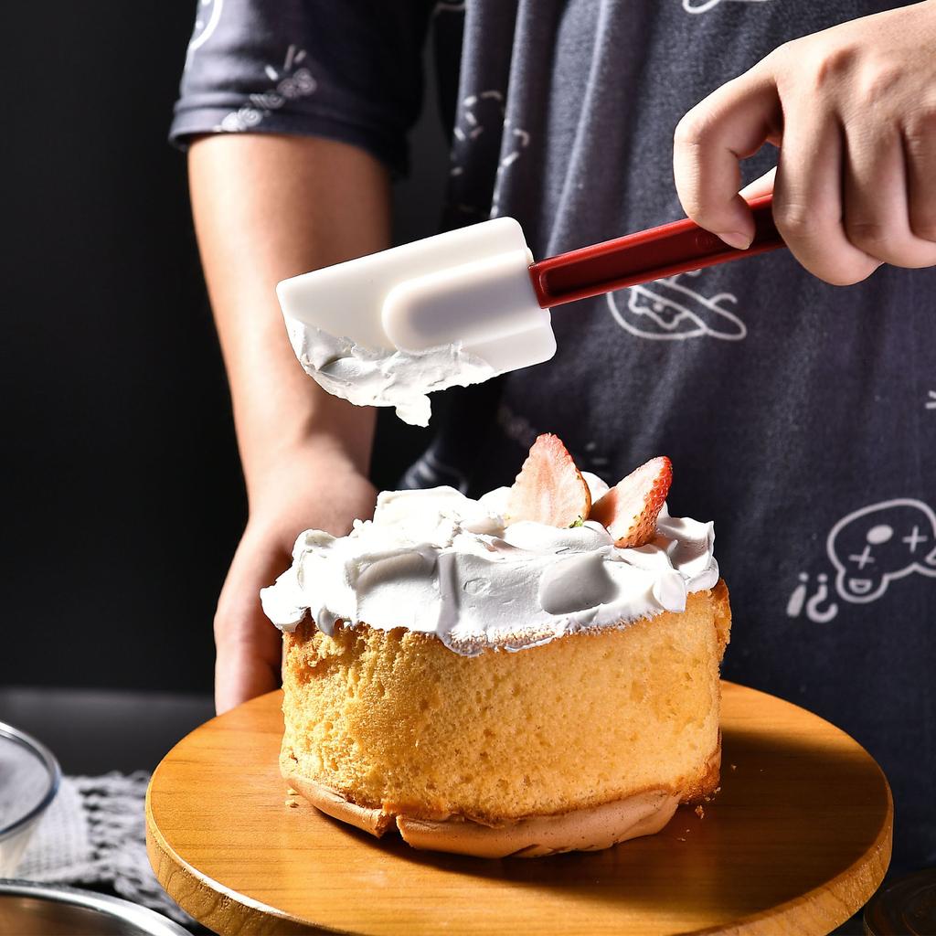 Силиконовая лопатка для масла, 2 шт., кухонная лопатка для выпечки тортов, удлиненная ручка, силиконовая лопатка для выпечки