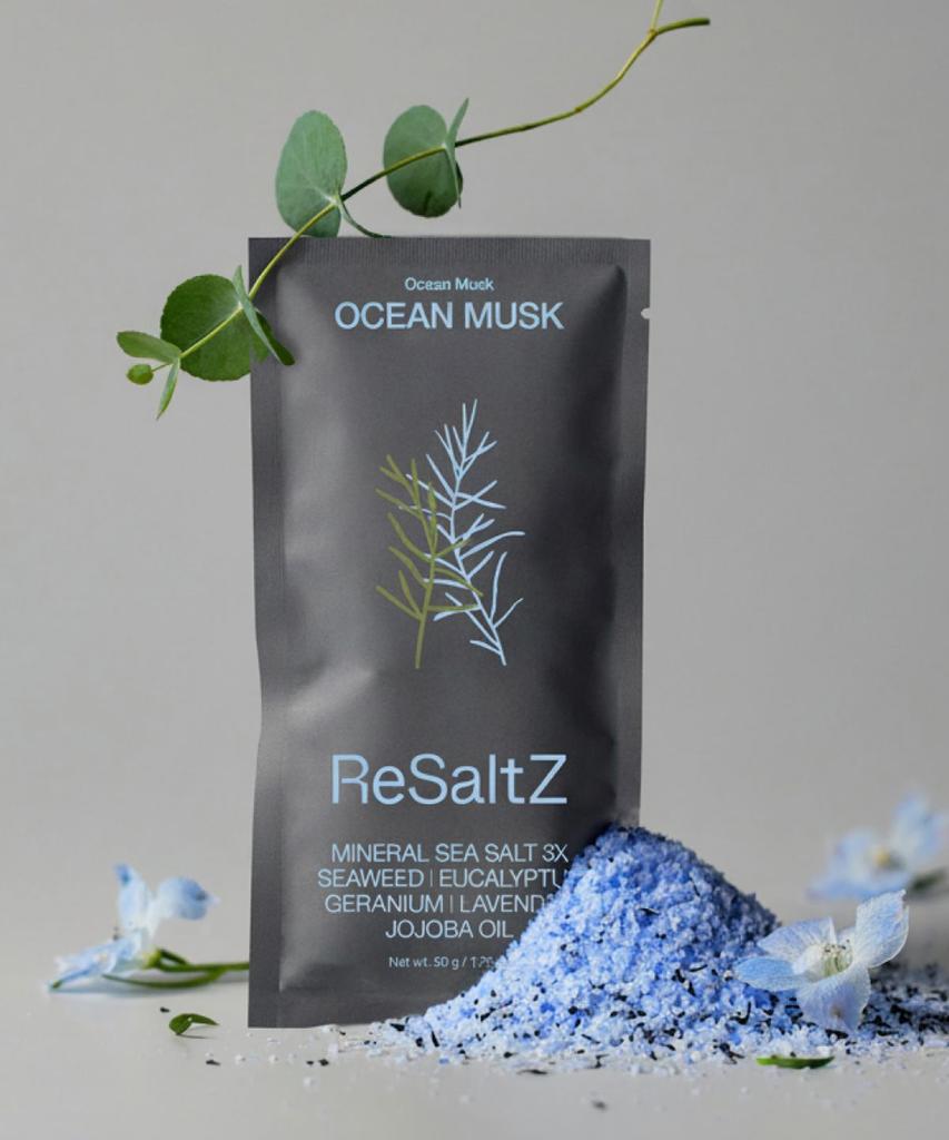 Aroma Bath Salt Ocean Musk 50g