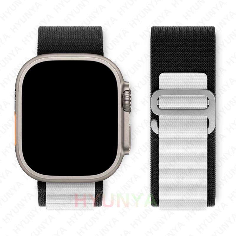 Альпийский ремешок для Apple Watch Band Series 10 9 8 7 SE Ultra 2 41мм 42мм 45мм 46мм 49мм 40мм 44мм IWatch Correa Ремешок Браслет