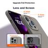 IPhone 13 Pro Case, IPhone 13 Pro Protective Cover, Full Lens Protection, Liquid Silicone, Ultra-Thin, Shockproof, Simple Soft, Dark Purple