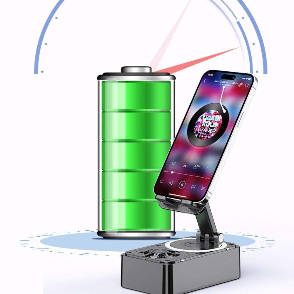 Rotating 3 in 1 Phone Holder Foldable Wireless Speaker Phone Stand Mobile Phone Accessories