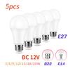 5 шт./лот 12 В E27 E14 B22 Светодиодная лампа 3 Вт 6 Вт 9 Вт 12 Вт 15 Вт 18 Вт 20 Вт Lampada Led Лампочки Низковольтная Bombilla Лампа Для внутреннего освещения