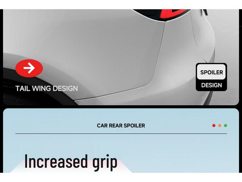 Carbon Fiber Rear Spoiler for Tesla Model Y/3 High-Performance P Version Body Kit