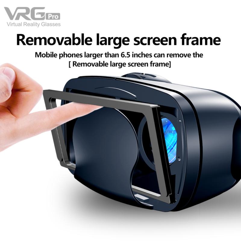 VRG Pro Blue-light 3D VR-гарнитура Широкоугольные умные очки виртуальной реальности Шлем для 5-7 дюймов