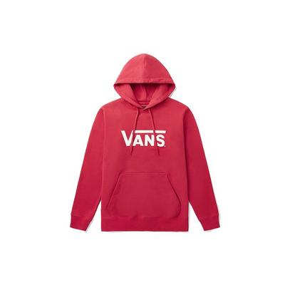 Vans Пуловер с капюшоном с логотипом, топы унисекс, красный VN0A3TXKIZQ