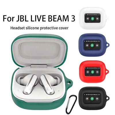 Мини Bluetooth Наушники Защитный Чехол для JBL LIVE BEAM 3 Наушники Силиконовый Чехол с Крючком для Беспроводных Наушников