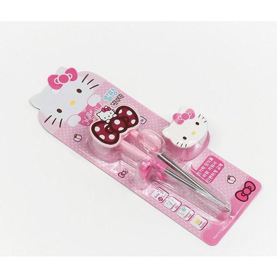 Lilpang Sanrio Hello Kitty Change Correction Stencil Chopsticks Step 1, a Popular Character In Korea