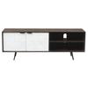Meuble TV - Moderne - Manguier - 140 cm - Bois massif - Design contemporain