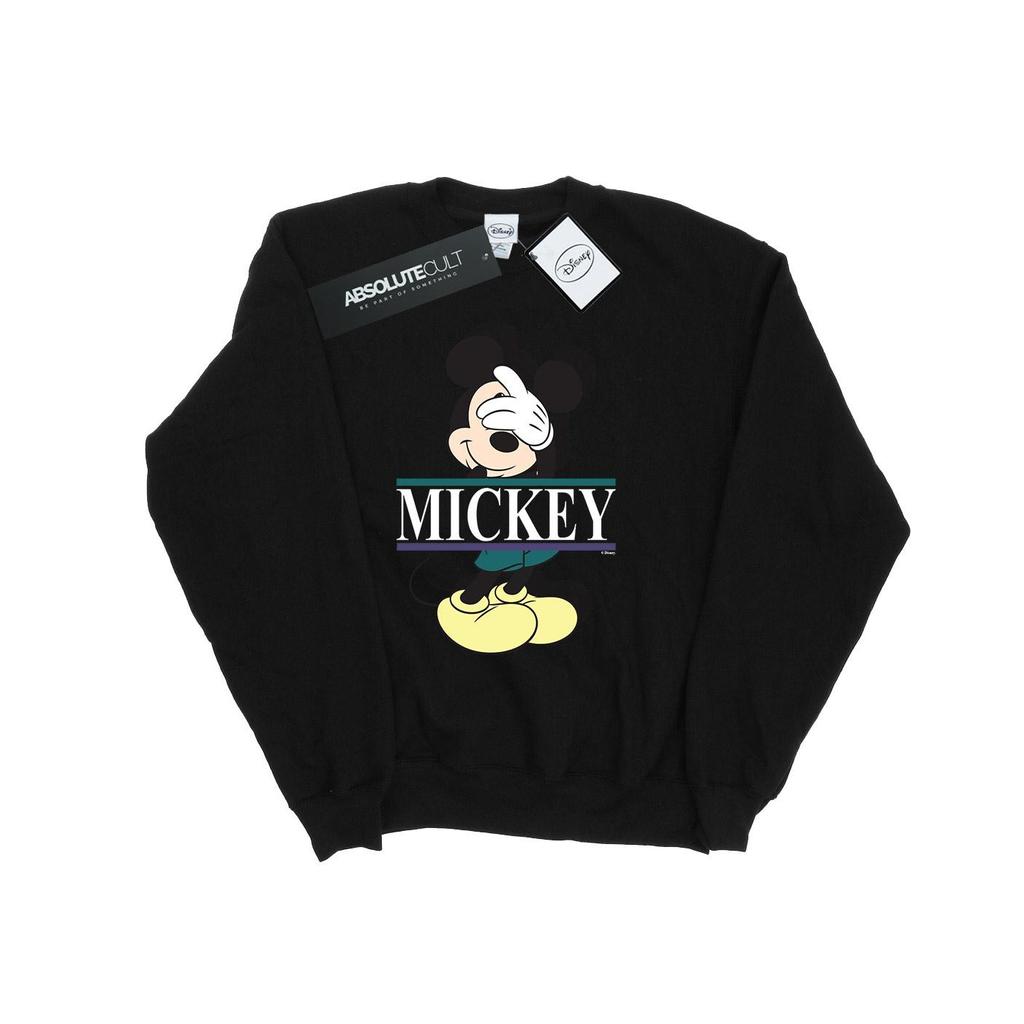 Disney Mens Mickey Mouse Letters Sweatshirt