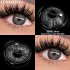 FUNSACHY 1 Pair Black Coloron Contacts Lens Yearly Use Natural Korean Brown Eyes Contact Gray Pupils Cosmetics Fashion Softlen