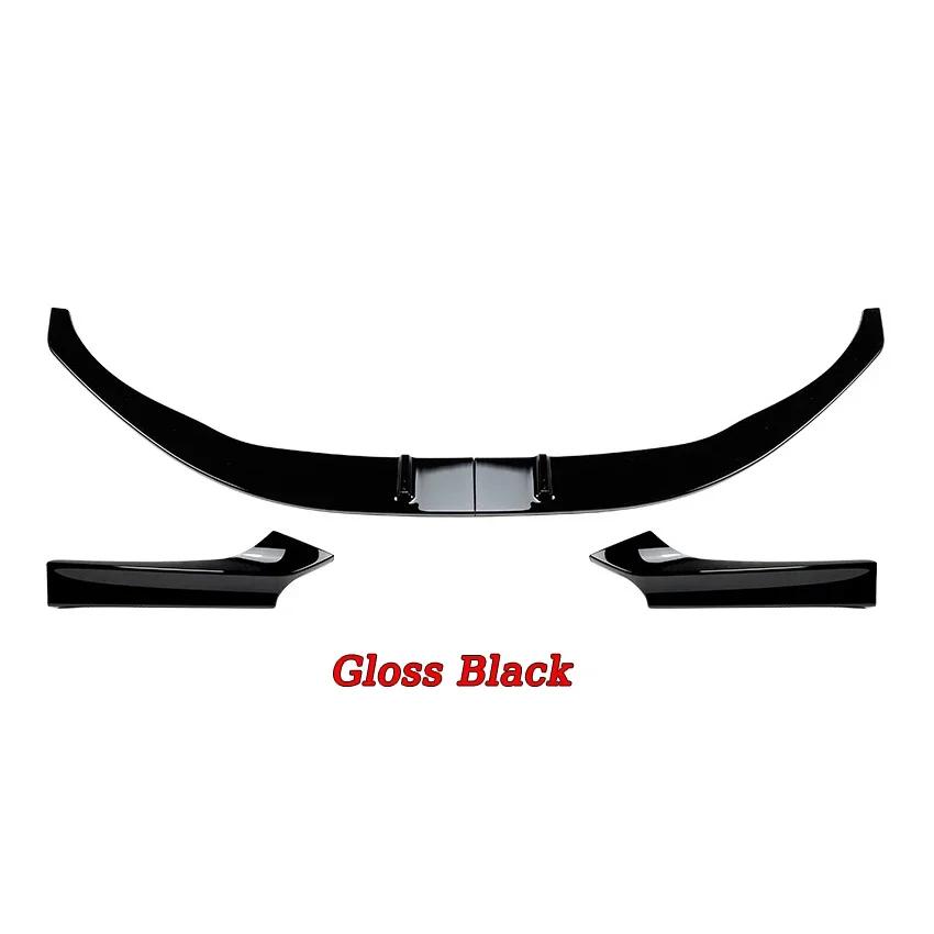 Car Front Bumper Spoiler Lip For BMW 2 Series F22 F23 M235i M240i 220i 228i 230i M-Sport 2014-2019 Diffuser Guard Tuning Bodykit