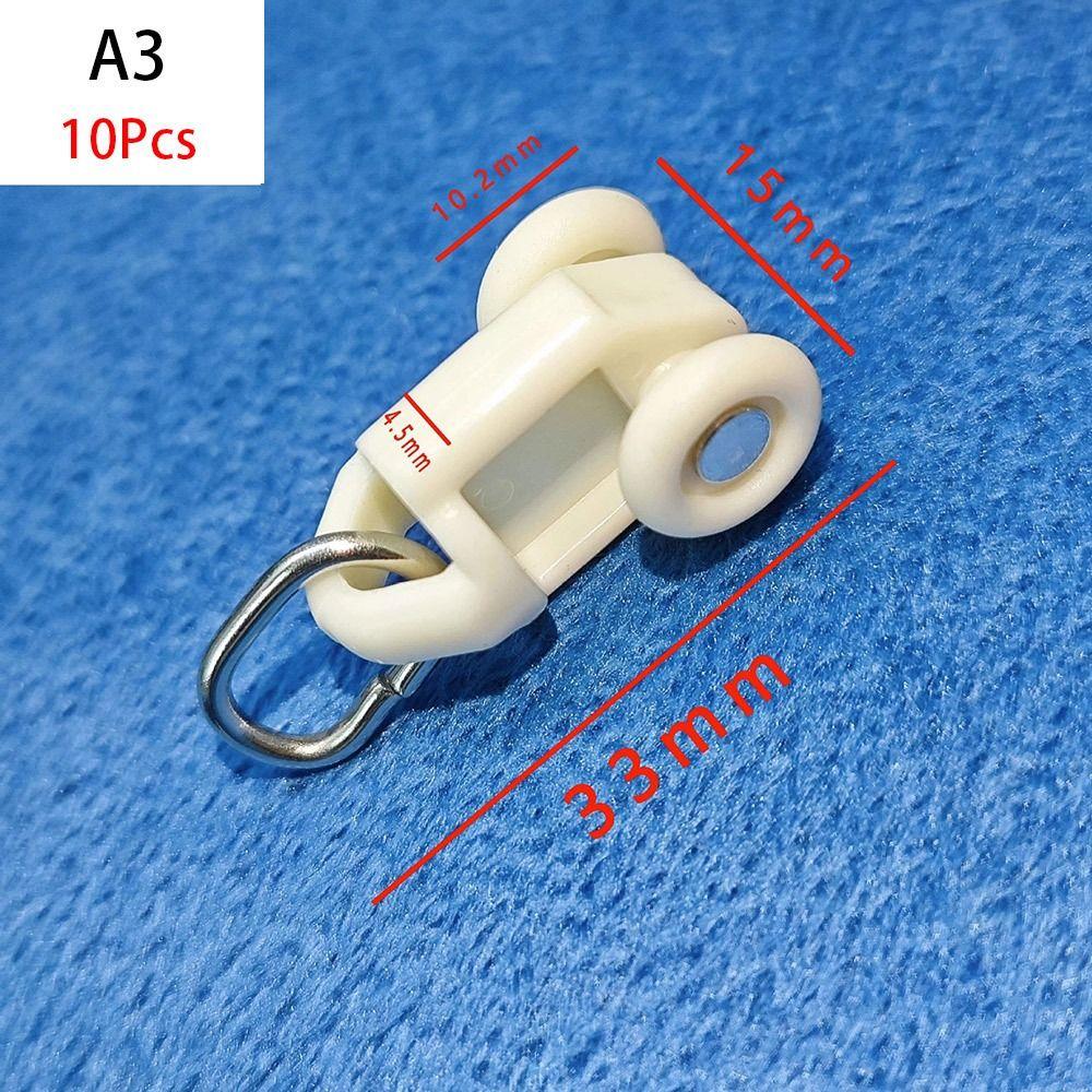 10 шт. мебельная фурнитура колеса для штор рельсы для штор крючок кольцо слайдер аксессуары для штор