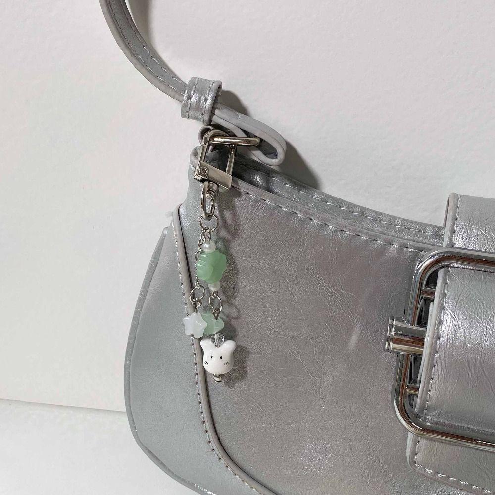 Подвесное украшение из бисера, шнурок-подвеска для телефона, четырехлистный клевер, подвеска, рюкзак