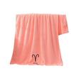 Soft Coral Fleece Twelve Constellations Bath Towel Set - Absorbent & Thick for Couples