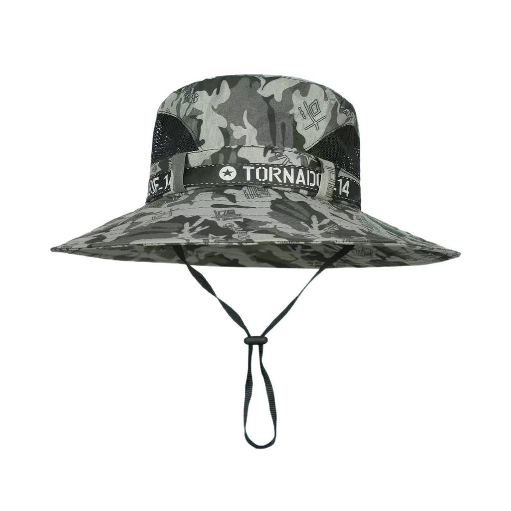 Camouflage Fisherman Hat With Wide Brim For Men Summer Sun Protection And Breathability