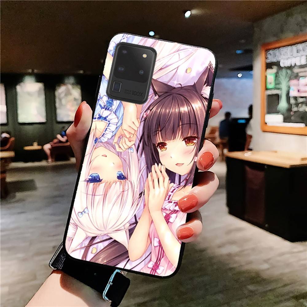 Классический Красивая Девушка NEKOAPARA Игровой Чехол Для Телефона Для Samsung S 9 10 20 21 22 23 30 23 24 Plus Lite Ultra FE S10lite Funda