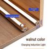 Walnut Color Wireless LED Strip Light with Motion Sensor and Magnetic Charging