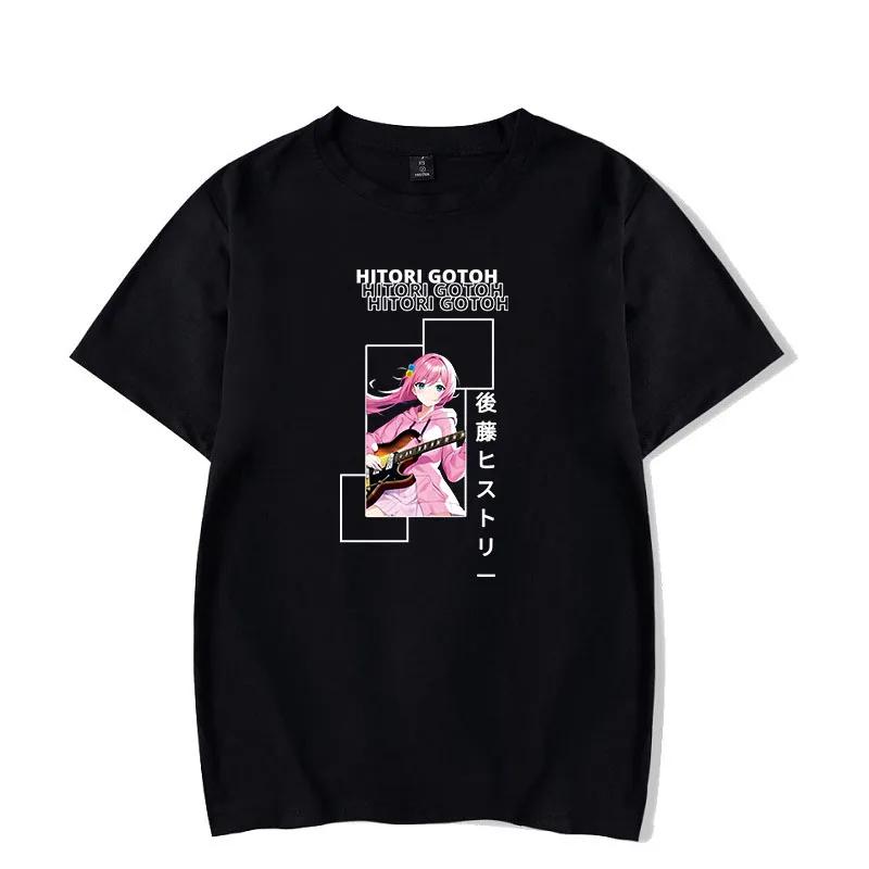 Classic Special Tshirt Bocchi The Rock Gotou Hitori Unisexga Shirt Anime Comfortable Hip Hop Graphic T Shirt Short Sleeve Tees